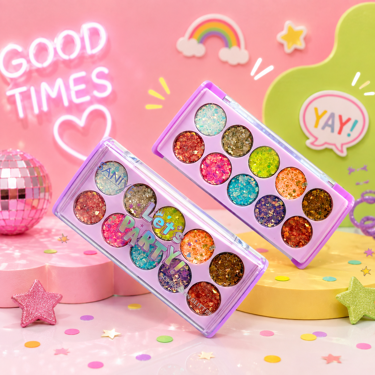 Paleta de glitter Lets Party E1022-01